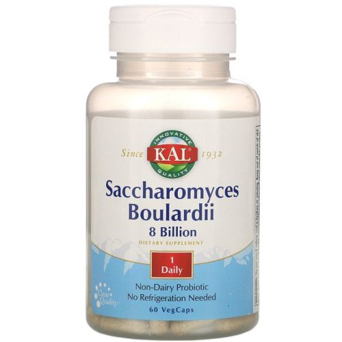 Saccharomyces Boulardii 8 Billion (сахаромицеты Буларди 8 миллиардов КОЕ) 60 растительных капс (KAL)