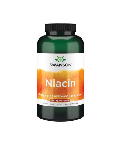 Niacin B3 500 mg (Ниацин Витамин Б3) 250 капс (Swanson)
