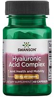 Hyaluronic Acid Complex 33 mg (комплекс гиалуроновой кислоты 33 мг) 60 капсул (Swanson)