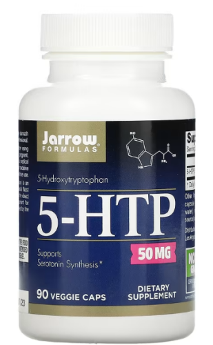 5-HTP 50 мг 90 вег капсул (Jarrow Formulas) срок годности 07/2023