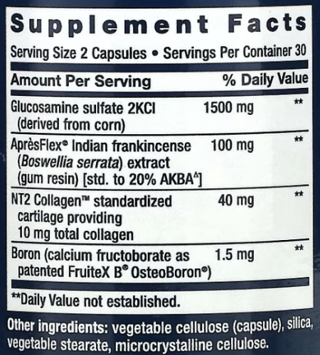 ArthroMax Advanced NT2 Collagen & ApresFlex (здоровье суставов) 60 капсул (Life Extension) фото 3