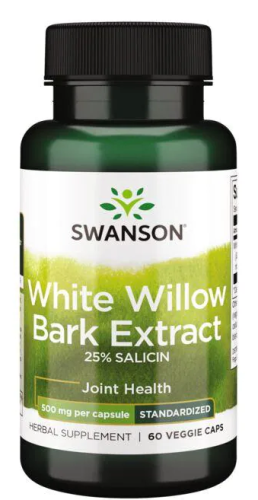 White Willow Bark Extract 500 мг 60 вег капсул (Swanson)