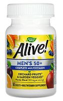 Alive! Men`s 50+ (Поливитаминный комплекс для мужчин старше 50 лет) 50 таблеток (Nature's Way)
