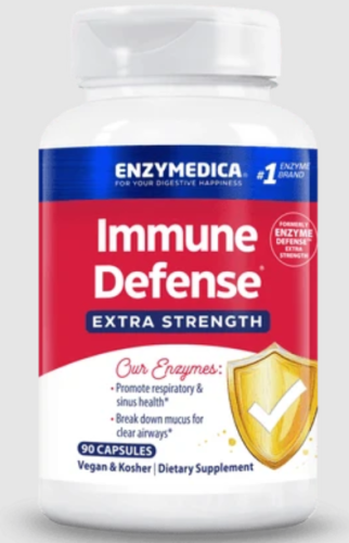 Immune Defense EXTRA STRENGTH (Протеолитические Ферменты Enzyme Defense) 90 капсул (Enzymedica)