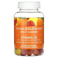 Vitamin D3 Gummies (витамин D3) 25 мкг 1000 МЕ 90 мармеладок (California Gold Nutrition)
