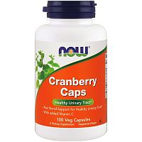 Cranberry Caps (натуральная клюква) 100 капсул (NOW)