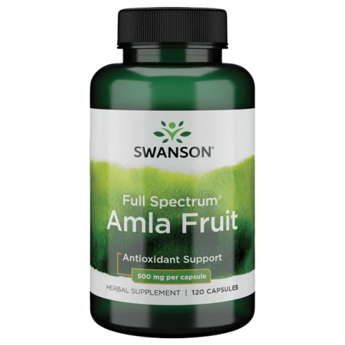 Amla Fruit 500 mg Full Spectrum (Индийский Крыжовник 500 мг) 120 капсул (Swanson)