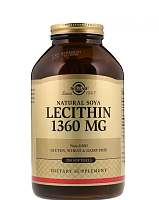 Lecithin (1360 мг) 250 гелевых капсул (Solgar)