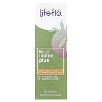 Life-flo Liquid Iodine Plus (Жидкий йод плюс с йодидом калия и йодом) апельсиновый вкус 59 мл