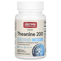 Theanine 200 (Теанин) 200 мг 60 вег капсул (Jarrow Formulas)