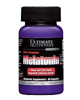 100% Premium Melatonin 3 мг 60 капс (Ultimate Nutrition)
