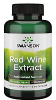 Red Wine Extract (Экстракт красного вина) 500 мг 90 капсул (Swanson)