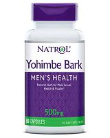 yohimbe bark 500 мг 90 капсул (Natrol)_