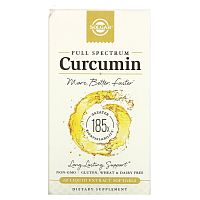 Full Spectrum Curcumin (Куркумин) 60 мягких капсул (Solgar)