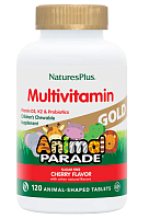 Animal Parade Gold (витаминно-минеральный комплекс для детей) 120 табл (NaturesPlus) срок 07/2026
