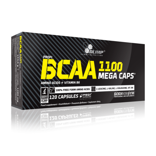 BCAA Mega-Caps 1100 мг 120 капсул (Olimp)