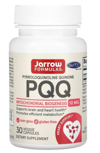 PQQ (пирролохинолинхинон) 10 мг 30 капсул (Jarrow Formulas) срок 08/2025
