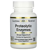 Proteolytic Enzymes (протеолитические ферменты широкого спектра) 90 капс (California Gold Nutrition)