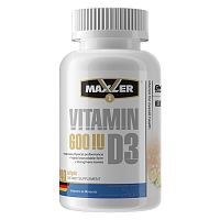 Vitamin D3 600 МЕ 240 капсул (Maxler) срок 01.22