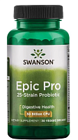 Epic Pro 25-Strain Probiotic (Пробиотик 25 штаммов) 30 вег капсул (Swanson)