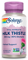 Milk Thistle 350 mg Extracts (Расторопша 350 мг) 30 вег капсул (Solaray)