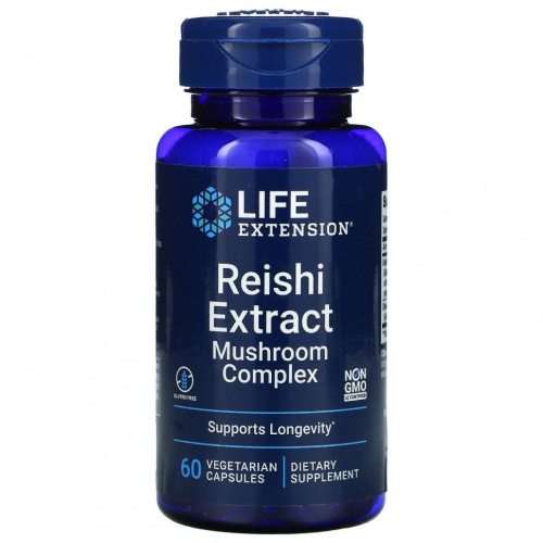 Reishi Extract Mushroom Complex 60 вег капсул (Life Extension)