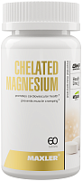 Chelated Magnesium 200 мг USA ( Хелатный магний бисглицинат ) 60 вегетарианских таблеток (Maxler)