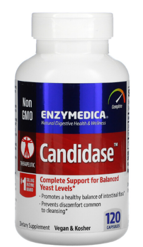 Candidase (Кандидаза) 120 капсул (Enzymedica)