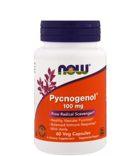 Pycnogenol (Пикногенол) 100 мг 60 капсул (Now Foods)