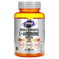 L-Arginine 1000 мг (L-Аргинин) 60 таблеток (Now Foods)