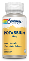 Potassium 99 mg (Калий 99 мг) 100 вег капсул (Solaray)