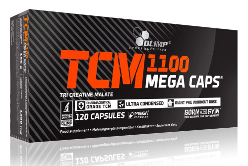 TCM 1100 Mega Caps (Три-креатин Малат) 120 капсул (Olimp)