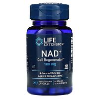 NAD+ Cell Regenerator 100 мг 30 растительных капсул (Life Extension)