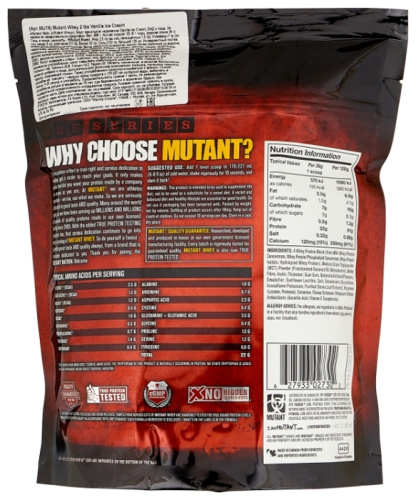 Mutant Whey 908 г (мягкая упаковка) фото 2