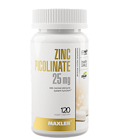 Zinc Picolinate 25 mg 120 вег. капсул (Maxler)