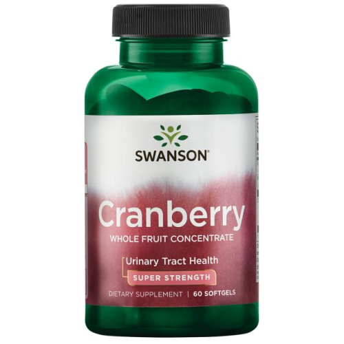 Cranberry (Концентрат плодов клюквы) 60 мягких капсул (Swanson)
