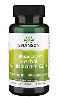 Herbal Gallbladder Care (Травяной уход за желчным пузырем) 60 капсул (Swanson)