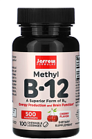 Methyl B-12 (Метил B-12) вишня 500 мкг 100 жевательных таблеток (Jarrow Formulas)