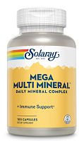Mega Multi Mineral (Комплекс минералов) 100 капсул (Solaray)