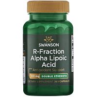 R-Fraction Alpha Lipoic Acid 100 mg (Альфа-липоевая кислота 100 мг) 60 капсул (Swanson)