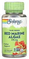 Red Marine Algae 375 mg (Красные Морские Водоросли 375 мг) 100 вег капсул (Solaray)