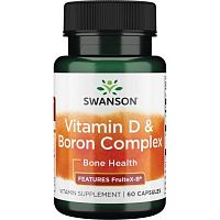 Vitamin D & Boron Complex (Витамин D и Бор) 60 капсул (Swanson)