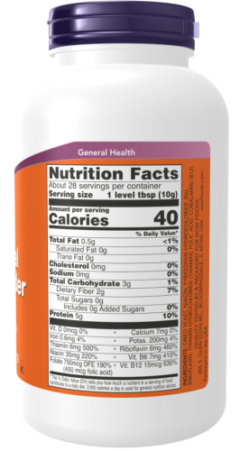 Nutritional Yeast Powder (Пищевые дрожжи в порошке) 284 г (Now Foods) фото 5