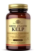 North Atlantic Kelp (Североатлантическая ламинария Йод ) 200 мкг 250 таблеток (Solgar)