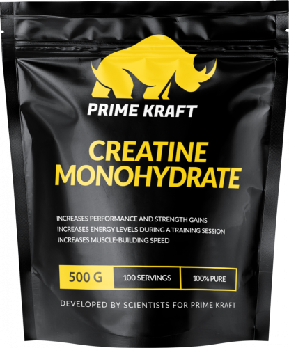 Creatine Monohydrate 500 гр Пакет (Prime Kraft) срок 09.2023