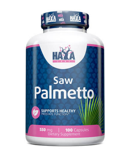 Saw Palmetto 550 mg срок 06.2024 (Экстракт пальмы сереноа 550 мг) 100 капсул (Haya Labs)