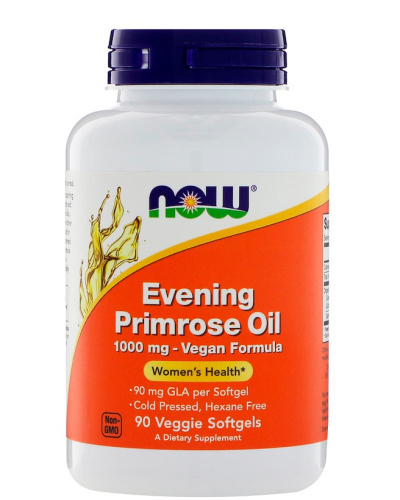 Evening Primrose Oil (Масло Примулы Вечерней) 1000 mg - 90 капсул (Now Foods)