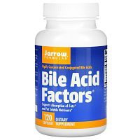 Bile Acid Factors (Желчные Кислоты) 120 капсул (Jarrow Formulas)