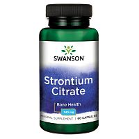 Strontium Citrate (Цитрат стронция) 340 мг 60 капсул (Swanson)