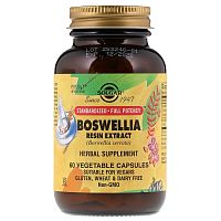 Boswellia Resin Extract 60 капсул (Solgar)